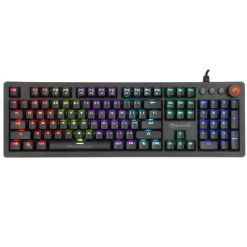 Marvo KG917 mekaaninen pelinäppäimistö, US-asettelu, RGB, Jixian Blue -kytkimet, USB, musta