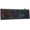 Marvo KG917 mekaaninen pelinäppäimistö, US-asettelu, RGB, Jixian Blue -kytkimet, USB, musta