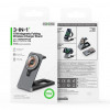 Duzzona W22 3-in-1 magneettinen langaton laturi, harmaa