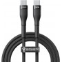 Veger CC03 USB-C–USB-C-kaapeli, PD 48 V 5 A 240 W, 1,5 m, musta