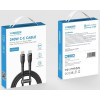 Veger CC03 USB-C–USB-C-kaapeli, PD 48 V 5 A 240 W, 1,5 m, musta