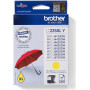 Brother LC-225XLY mustekasetti, keltainen, 10 ml, suuri kapasiteetti