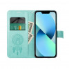 OEM läppäkotelo Mezzo Book Samsung S20 FE / S20 FE 5G, unisiepparikuvio, vihreä