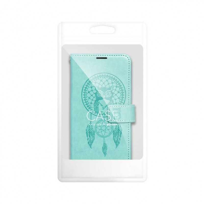 OEM läppäkotelo Mezzo Book Samsung S20 FE / S20 FE 5G, unisiepparikuvio, vihreä