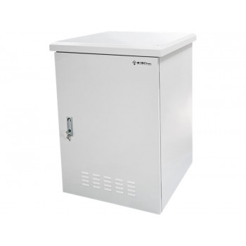 Alantec SZ-12U-600-600-01-S ulkokäyttöön seinäkiinnitteinen 19 tuuman kaappi, 12U, 600x600, IP55, harmaa