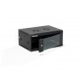 Alantec SW-4U-600-450-01-CF seinälle asennettava palvelinkaappi 19 tuumaa 4U, 600x450, musta, itse koottava (Flat Pack)