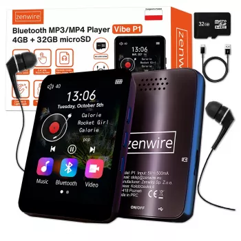 Zenwire Vibe P1 kannettava MP3/MP4-soitin