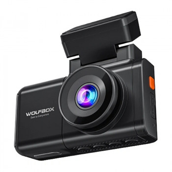 WOLFBOX X3 autokamera, 2,5K etukamera + 1080p takakamera, Wi-Fi, 64 Gt