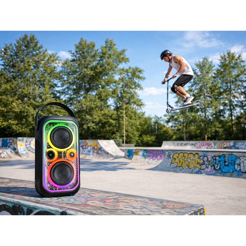 Tracer 47875 Poweraudio CRYSTAL 60 BT TWS kannettava kaiutin, 60 W