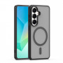 iLike Mag Matt -suojakuori puhelimille Samsung Galaxy A16 4G / A16 5G / A17 4G / A17 5G suurella kameran aukolla, musta