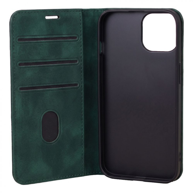 TFO Smart Suede -suojakuori iPhone 17 Pro 6,3 / iPhone 18 Pro 6,3 -puhelimille, vihreä