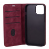 TFO Smart Suede -suojakuori iPhone 17 Pro 6,3 / iPhone 18 Pro 6,3 -puhelimille, viininpunainen