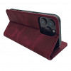 TFO Smart Suede -suojakuori iPhone 17 Pro 6,3 / iPhone 18 Pro 6,3 -puhelimille, viininpunainen