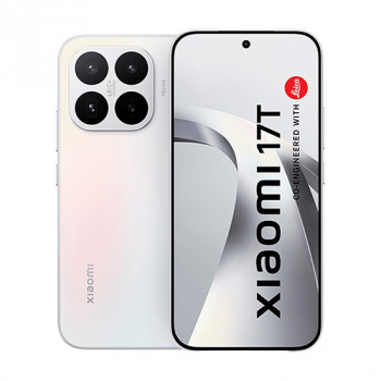 Xiaomi 17T 5G älypuhelin, Dual SIM, 12 Gt RAM, 256 Gt, valkoinen