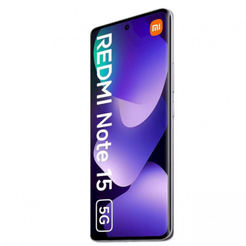 Xiaomi Redmi Note 15 5G älypuhelin, Dual SIM, 12 Gt + 512 Gt, usvanvioletti
