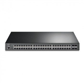 TP-Link JetStream TL-SG3452P hallittava L2/L3 Gigabit Ethernet PoE -verkkokytkin, 1U, musta
