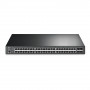 TP-Link JetStream TL-SG3452P hallittava L2/L3 Gigabit Ethernet PoE -verkkokytkin, 1U, musta
