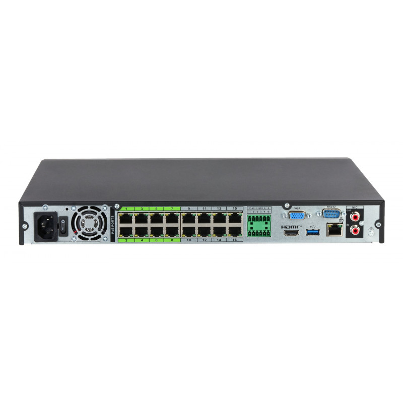 Dahua NVR5232-16P-EI2 IP-verkkotallennin, 32 kanavaa, 16 PoE, WizSense