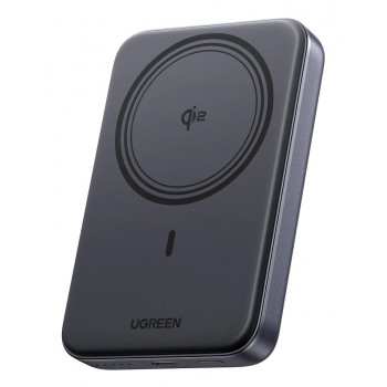Ugreen PB761 varavirtalähde 10000 mAh, Qi2 30 W MagSafe, USB-C, musta