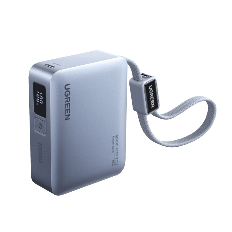 Ugreen PB584 varavirtalähde 10000 mAh, harmaa