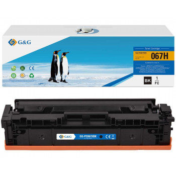 G&G väriainekasetti Canon 067H 5106C002, XL, 3130 sivua, musta, yhteensopiva