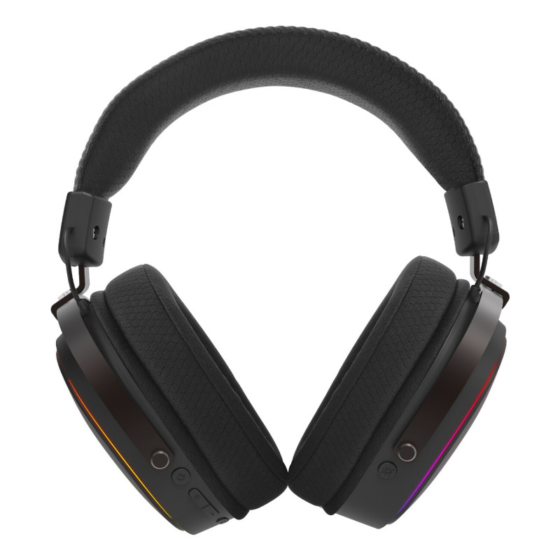 Redragon FURY WRS H831 langaton korvia ympäröivä pelikuulokemikrofoni, musta