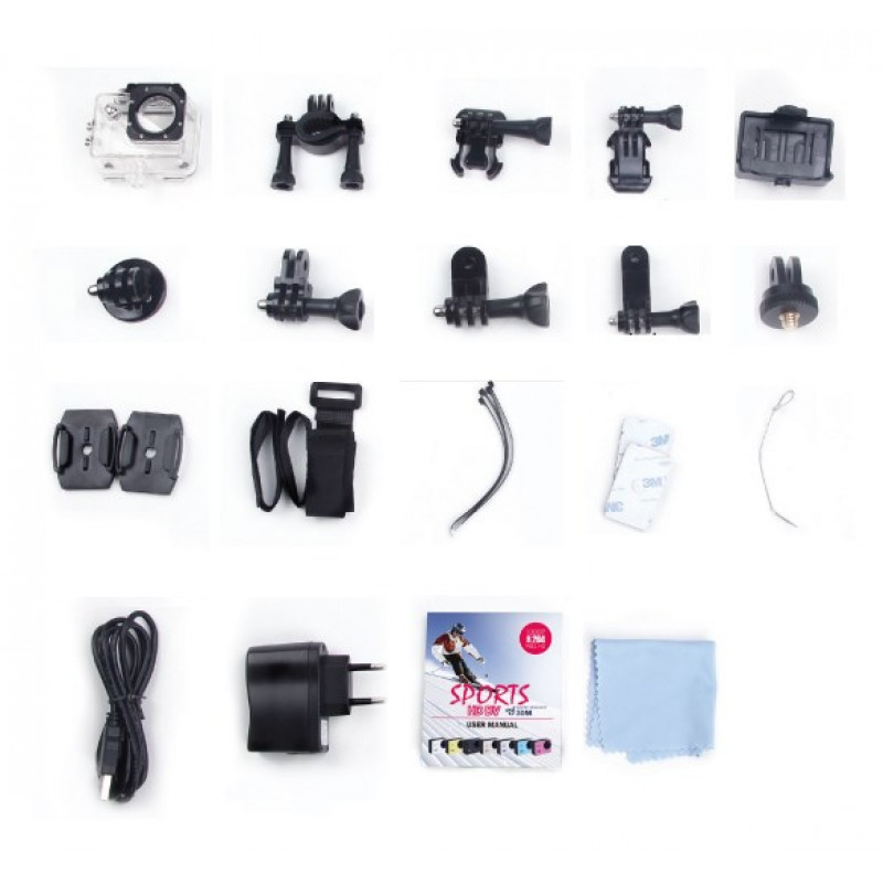 SJCAM SJ4000 actionkamera, musta