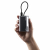 SHARGE Flow 3 varavirtapankki, 10 000 mAh, 45 W PD, USB-C-kaapeli, musta
