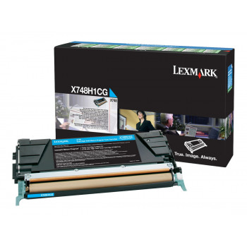 Lexmark X748H1CG värikasetti malleihin X748de, X748de LDS, X748de Statoil, X748dte, syaani