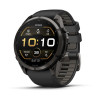 Garmin Fenix 9 Pro 010-04337-16 älykello, 51 mm, Carbon Gray DLC -titaani, musta/Pebble Grey -silikoniranneke
