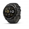 Garmin Fenix 9 Pro 010-04337-16 älykello, 51 mm, Carbon Gray DLC -titaani, musta/Pebble Grey -silikoniranneke
