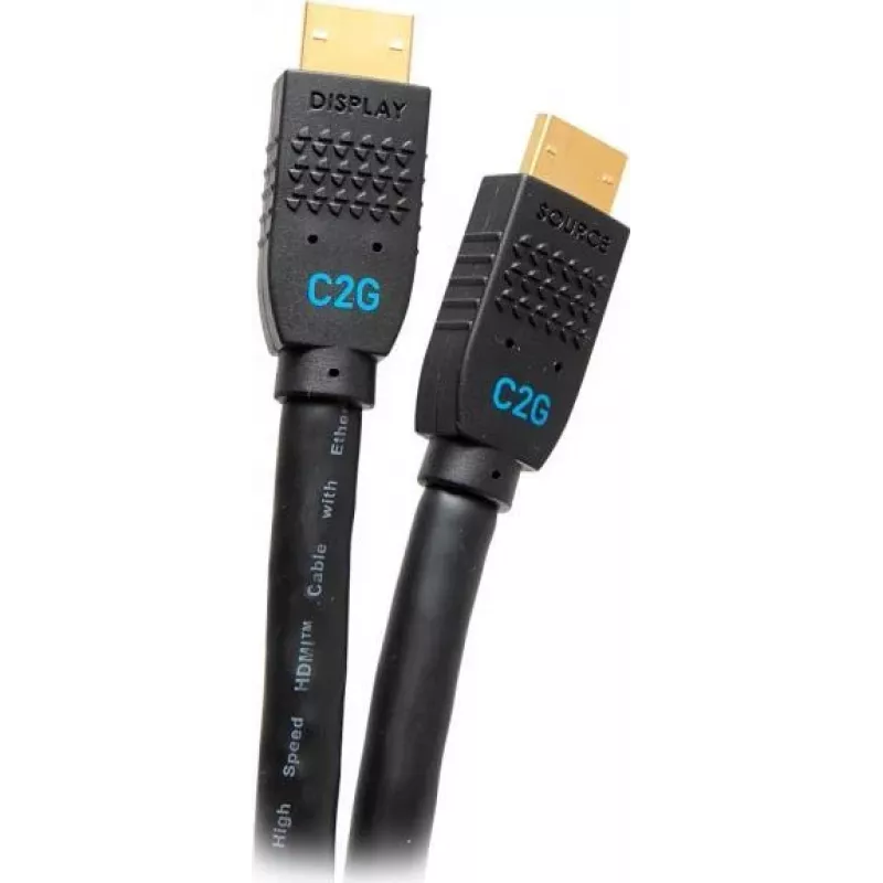 C2G C2G10379 Performance Series aktiivinen High Speed HDMI -kaapeli, 3,7 m, 4K 60 Hz, erittäin joustava, seinäasennukseen, CMG-luokka