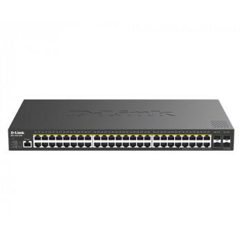D-Link DGS-1250-52XP L3 älykäs PoE-kytkin, 48 x 10/100/1000