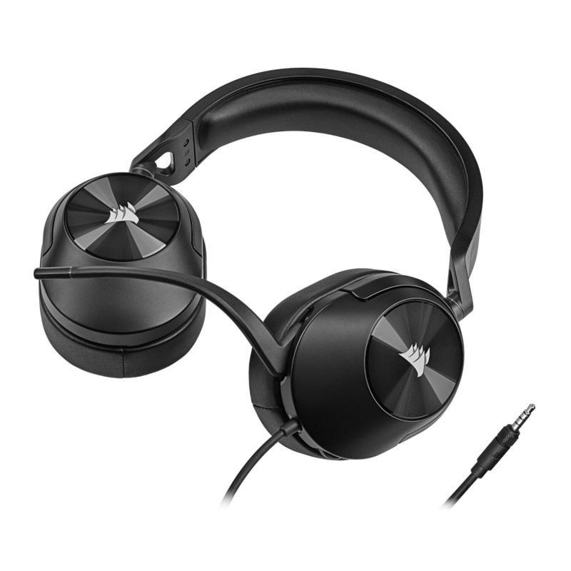 Corsair HS55 Surround CA-9011260-AP langallinen pelikuuloke mikrofonilla, Dolby Audio 7.1, hiilenmusta
