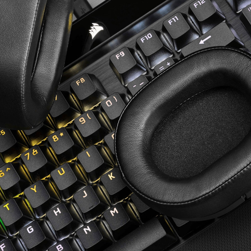 Corsair HS55 Surround CA-9011260-AP langallinen pelikuuloke mikrofonilla, Dolby Audio 7.1, hiilenmusta