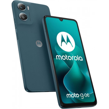 Motorola G06 älypuhelin, 4/128 GB, Dual SIM, Pantone Tapestry Blue, OEM