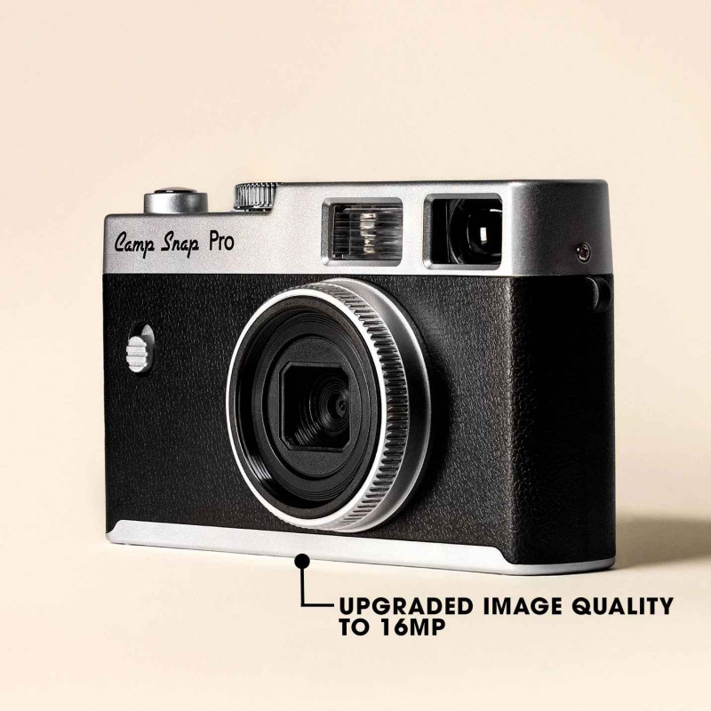 Camp Snap CS-PRO-BK-WW näytötön digitaalikamera, musta