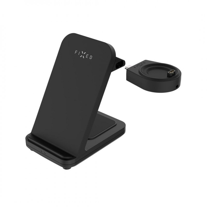 Fixed Powerstation for Garmin 3-in-1-langaton laturi, Qi, 18 W, musta