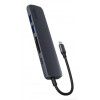 Epico 6in1 Alu Hub 8K USB-C -keskitin, taivaansininen