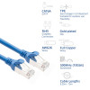 ACT FC2602 erittäin joustava CAT6A S/FTP kytkentäkaapeli, 2 m, TPE, RJ45, takertumaton, sininen