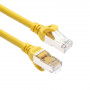 ACT FC2801 S/FTP CAT6A -kytkentäkaapeli, 1 m, TPE, erittäin joustava, takertumaton, RJ45, keltainen