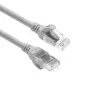 ACT FC1000 erittäin joustava kytkentäkaapeli, U/UTP CAT6A, TPE, takertumaton RJ45, 0,5 m, harmaa