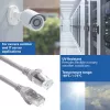ACT FC1000 erittäin joustava kytkentäkaapeli, U/UTP CAT6A, TPE, takertumaton RJ45, 0,5 m, harmaa