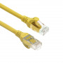 ACT FC1810 U/UTP CAT6A TPE erittäin joustava kytkentäkaapeli RJ45-liittimillä, 10 m, keltainen