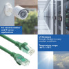 ACT FC1701 U/UTP CAT6A -kytkentäkaapeli, TPE, erittäin joustava, RJ45, 1 m, vihreä