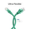 ACT FC1705 U/UTP CAT6A -kytkentäkaapeli, TPE, erittäin joustava, RJ45, 5 m, vihreä