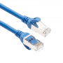 ACT FC2652 S/FTP CAT6A -kytkentäkaapeli, 0,25 m, TPE, erittäin joustava, RJ45, sininen
