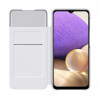 Samsung Smart S View Wallet Cover -suojakotelo Galaxy A32 5G:lle, valkoinen