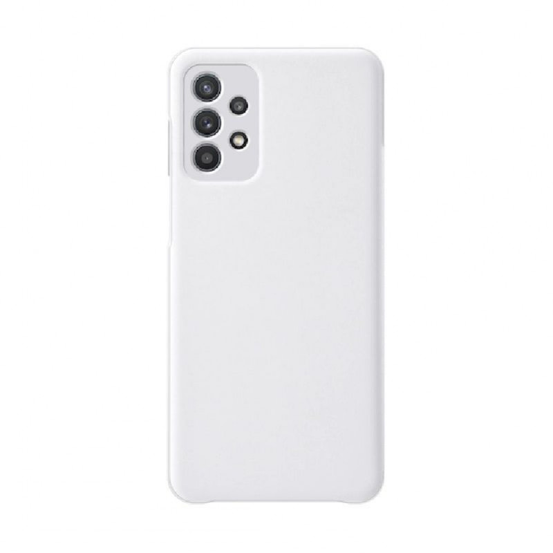 Samsung Smart S View Wallet Cover -suojakotelo Galaxy A32 5G:lle, valkoinen