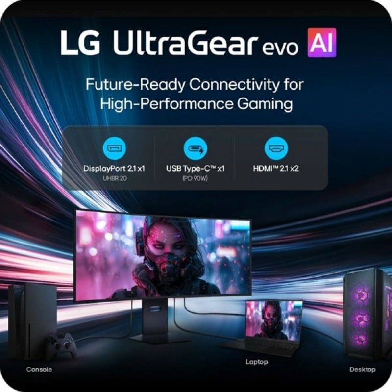 LG UltraGear evo GX9 Tandem OLED 39GX950B-B -näyttö